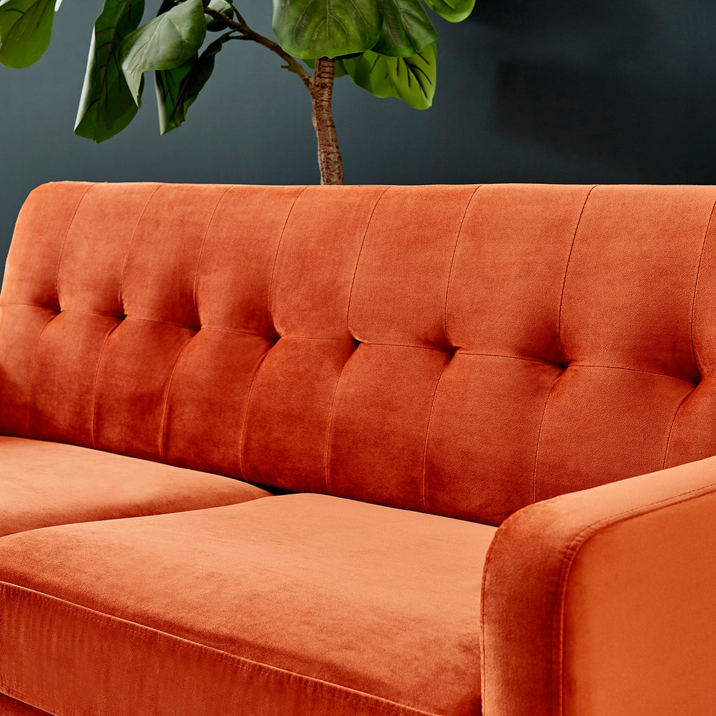 Clarence Velvet Sofa